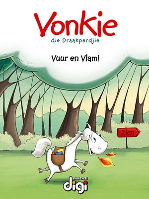 cover image of Vonkie die Draakperdjie